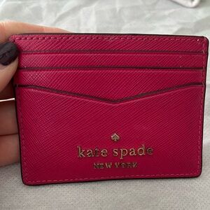 Kate Spade Fuchsia Card Holder